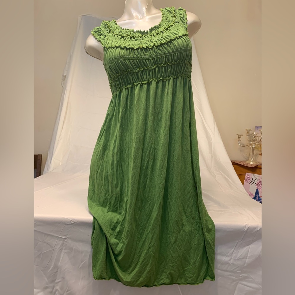 Max Studio Green Dress, medium